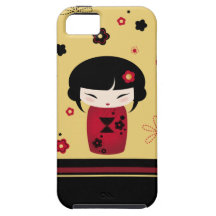 Red Kokeshi iPhone 5 Cover