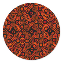 red lace stickers