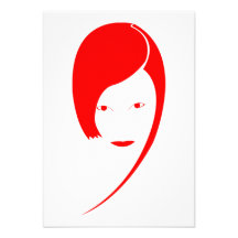 red lady invites