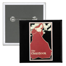 Red Lady, "The Chap-Book" 1895 Pin