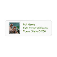 Red Langur Monkeys Labels