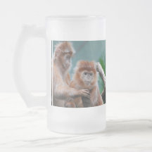 Red Langur Monkeys Mug