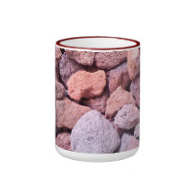 Red Lava Rock Mug