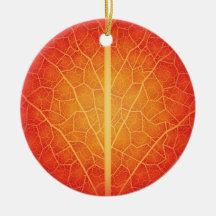 red leaf ornament