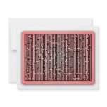 Red Line Maze invitations