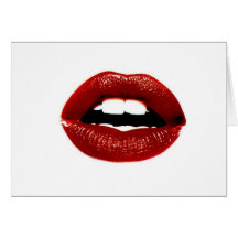 Red lip cards