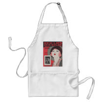 RED LIPS KISS MY BLUES AWAY APRONS