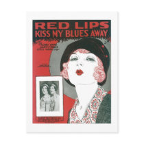 Red Lips Kiss My Blues Away Songbook Cover