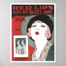 Red Lips Kiss My Blues Away Songbook Cover