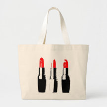Red Lipstick Tubes Bags
