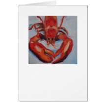 Red Lobster • Blank Greeting Card