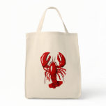 Red Lobster  Grocery Tote Bag