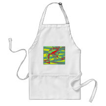 Red Lobster Modern Graphic Apron