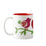 Red Love Birds Mug