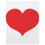 red love heart full color flyer
