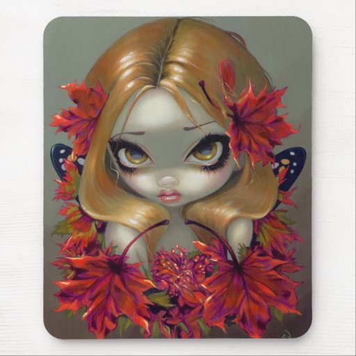 "Red Maple Fairy" Mousepad