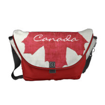 red maple leaf canadian flag bag commuter bags