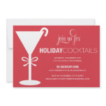 RED MARTINI | HOLIDAY COCKTAIL PARTY INVITE