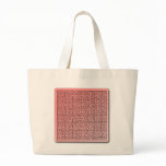 Red Maze Canvas Bags