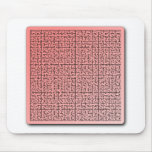 Red Maze Mousepad