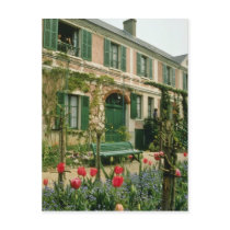 Red Monet's house and garden, Giverny, northern Fr Post Card