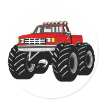 RED MONSTER TRUCK