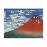 Red Mount Fuji postcards