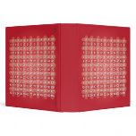 Red Multiplication Table Binder