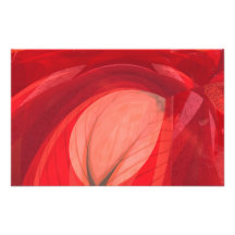 Red Nature Photographic Print
