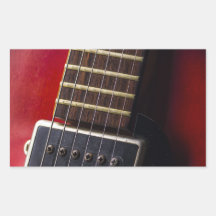 Red Neck HollowBody Guitar Pick-up Rectangle Stickers