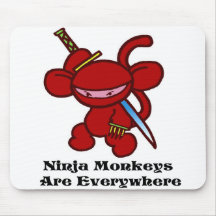 Red Ninja Claw Mouse Mats
