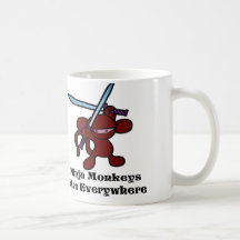 Red Ninja Overhead Mug