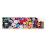 Red Olvera Street Flower Display flowers bumper stickers