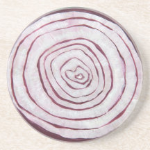 Red onion coaster