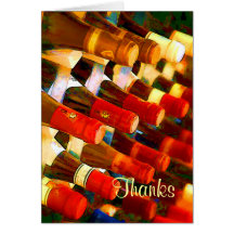Red or White Thanks Card