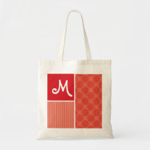 Red & Orange Swirls; Swirl Bag