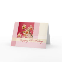 Red Orchid • Birthday Card
