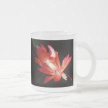 Red Orchid Cactus Flower Mug