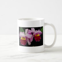 Red Orchid cattleya Irene Finney flowers Mug
