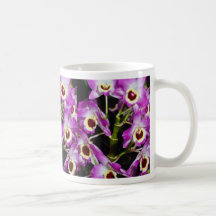 Red Orchid dendrobium-noble-hybrid flowers Coffee Mug