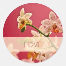 Red Orchid • Love Sticker