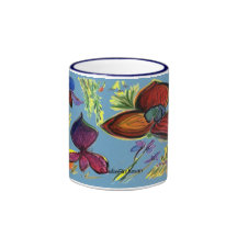 Red Orchid Mug
