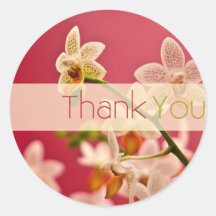 Red Orchid • Thank You Sticker