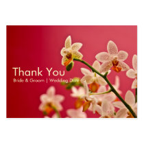 Red Orchid • Wedding Favour Tags