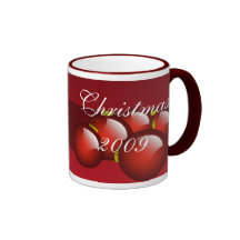 Red Ornaments Coffee Cup Coffee Mug