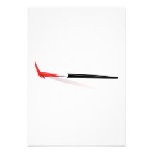Red Paint Brush Announcement