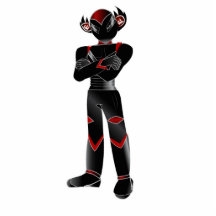 Red Peek Mascot Collectors Item. Acrylic Cut Outs