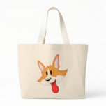 Red Pembroke Welsh Corgi Cartoon Bag