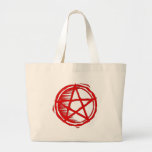 Red Pentagram Bags