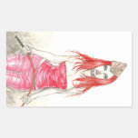 Red Phoenix Rising Sticker